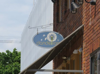 Safelight's Dandelion Cafe sign